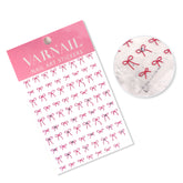Rhinestone Nail Sticker - Coquette Bows